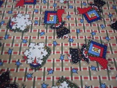 Quilting Sewing Unwashed Fabric The Whole Country Caboodle Snowmen