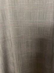 100% Wool Plaid w/ Subtle Grey White Black Fushia Fabric By The Yard 66″ Wide