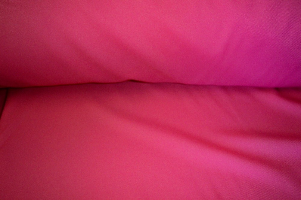 NEW, Fuchsia 100% Dacron Polyester, twill cloth fabric material, is made in USA
