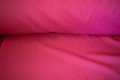 NEW, Fuchsia 100% Dacron Polyester, twill cloth fabric material, is made in USA