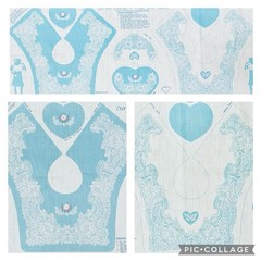 Spring Industries Cinderella Cut & Sew BIG Collars Panel Heart Purse & Pockets