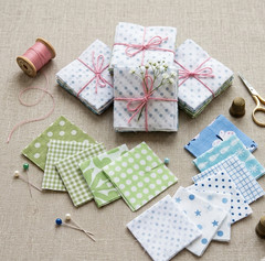 336pcs Clover&Cornflower pre cut mini charm pack 2.5”squares cotton fabric quilt