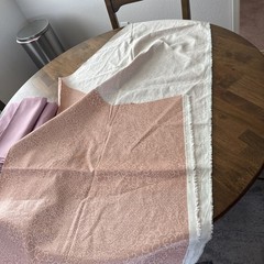 Vtg Silk Satin Fabric Lot Pink Craft Remnant Sew Material Damask Moire 5.5 Lbs