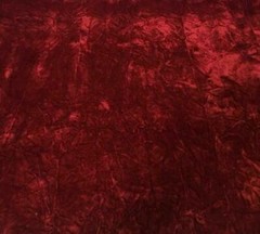 Burgundy VELVET UPHOLSTERY CRUSHED FLOCKING / CURTAIN FABRIC 58″ BY THE YARD