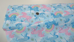 Fabric Traditions quilt-craft fabric UNICORN RAINBOW sky 10 yds (16435) Bolt!