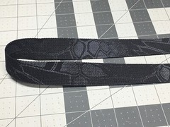 LIVESOUTSIDE.COM Kryptek Typhon Black Webbing 1″ Wide 2 Side Print By The Yard
