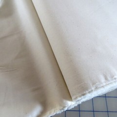 By The Yard, Natural Pre-Shrunk Muslin 45″ Wide $3.99 Ships Any Amount Of Fabric