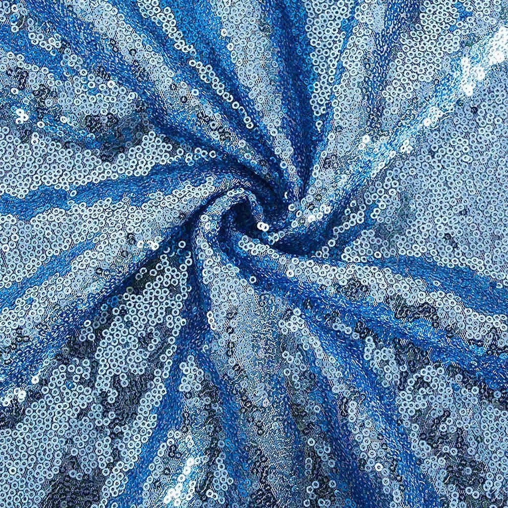 Iridescent 3mm Sequin Fabric by Yard – 54″ Mesh Material for Gowns & Décor
