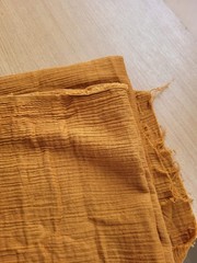 100% Cotton Gauze by the Yard Soft and Crinkly Cotton Fabric Muslin Fabric