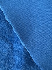 Royal Blue Velvet Fabric Remnant Sewing Craft Upholstery Material 57″ x 133″