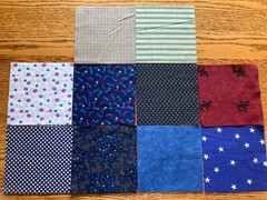 Lot 300, 5″ x 5″ Fabric Squares Precut Quilt Blocks 3 of Each All Pictured (1)