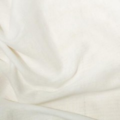 Fire-Retardant Muslin Cotton Fabric Material – IVORY