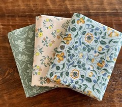 3 Fat Quarters Bundle Liberty Fabrics “Craft Garden” Quilt Cotton