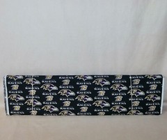 Baltimore Ravens ~ Large Logo Pattern NFL Cotton Fabric 1/4 Yard 9” X 58” New