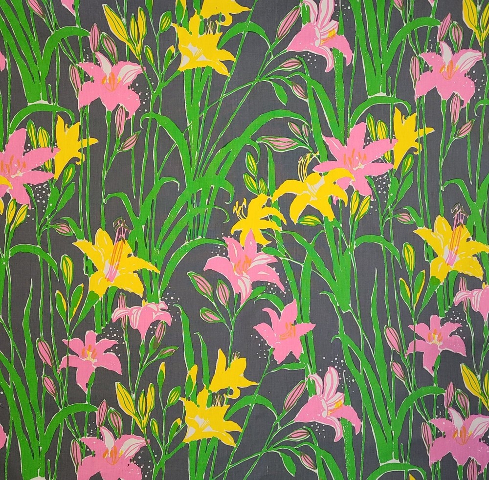 VINTAGE Deadstock Suzie Zuzek Brighton Key West Lilly Pulitzer Cotton Fabric