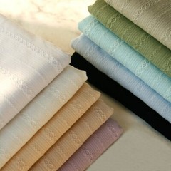 By Yard Natural Jacquard Stripe Cotton Material Dress Shirt Fabric Cotton Sewing
