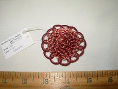 BY THE PIECE DECO PRO BAROQUE ROSETTE BUTTON TRIM FABRIC FOR LESS