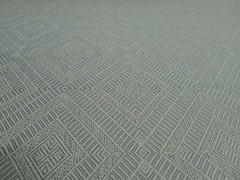 Schumacher Geometric Weave Indoor/Outdoor Linen in Chambray BTY Gorgeous