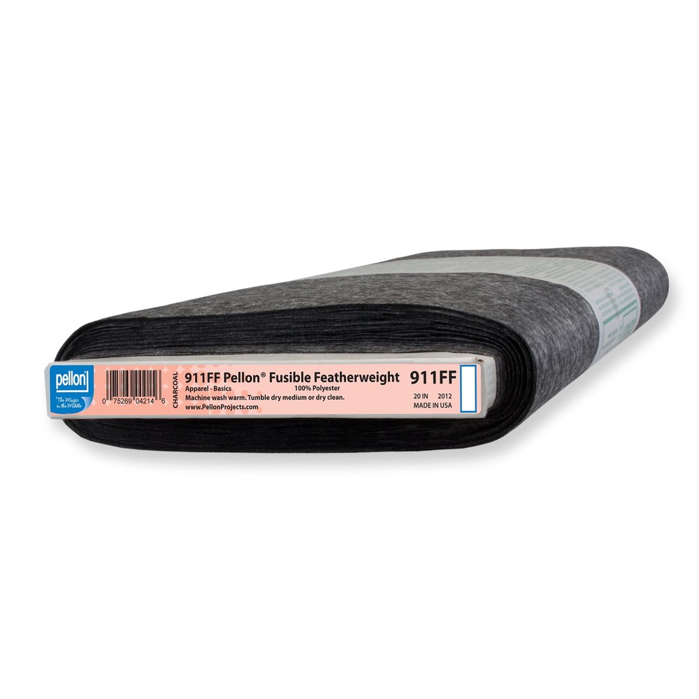 20″ x 10 Yards by the Bolt Pellon Fusible Fabric Interfacing. Black