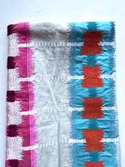 Thibaut Sri Lanka Embroidery India Designer Fabric Remnant 24 x 24″