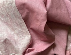Linen Fabric with Right Side Sundown Color Light Weight 59” Wide By The Yard