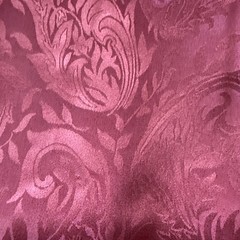 Vtg Silk Satin Fabric Lot Pink Craft Remnant Sew Material Damask Moire 5.5 Lbs
