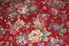 Quality Cotton Quilt Fabric * All Over Multi-Color Floral * 1 1/6 yds x 44″