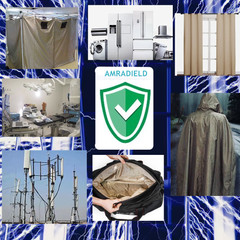 Faraday Protection Fabric EMF Blocking Ripstop Magnetic RF EMI Shielding Cloth
