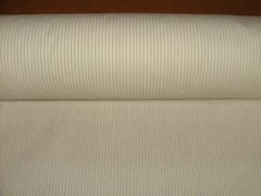 Cotton Curtain Lining Fabric FRENCH PINSTRIPE TAUPE Sold By The Metre