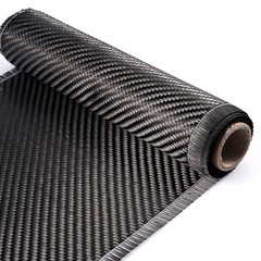 9.8ft x 7.87″ Carbon Fiber Fabric Black 2×2 Twill Weave Cloth Carbon Fiber Sheet
