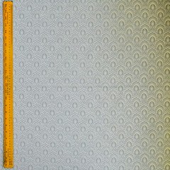Teal & Cream Jacquard Weaved Fabric by the Yard, 54 inch width Blue Silk Fabric