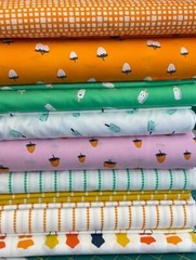 ART GALLERY FABRICS-SUMMER SIDE BY DANA WILLARD– MANY PRINTS– BY THE YARD