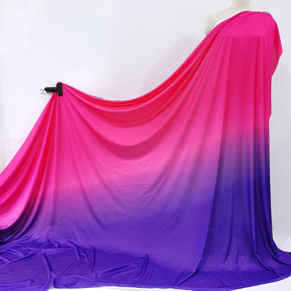 Spandex Fabric 58” Wide By Yard Gradual Dance Latin Training Material Stretch