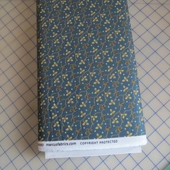 By The Yard ~ Haberdashery Blue Vine By Marcus $3.99 Ships ANY Amount Fabric
