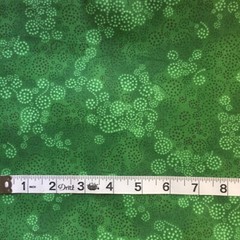 Shades of Green Swirling Dots 100% Cotton Fabric 1/4 yard from bolt