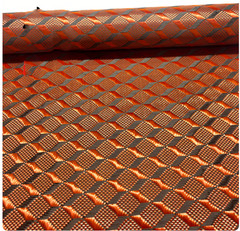 3K 240g Orange Black Stereo Cube Jacquard Carbon Fiber Cloth Composite 100*100cm
