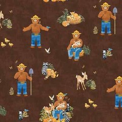 Friends of Smokey Bear Patches From Riley Blake Designs BTY