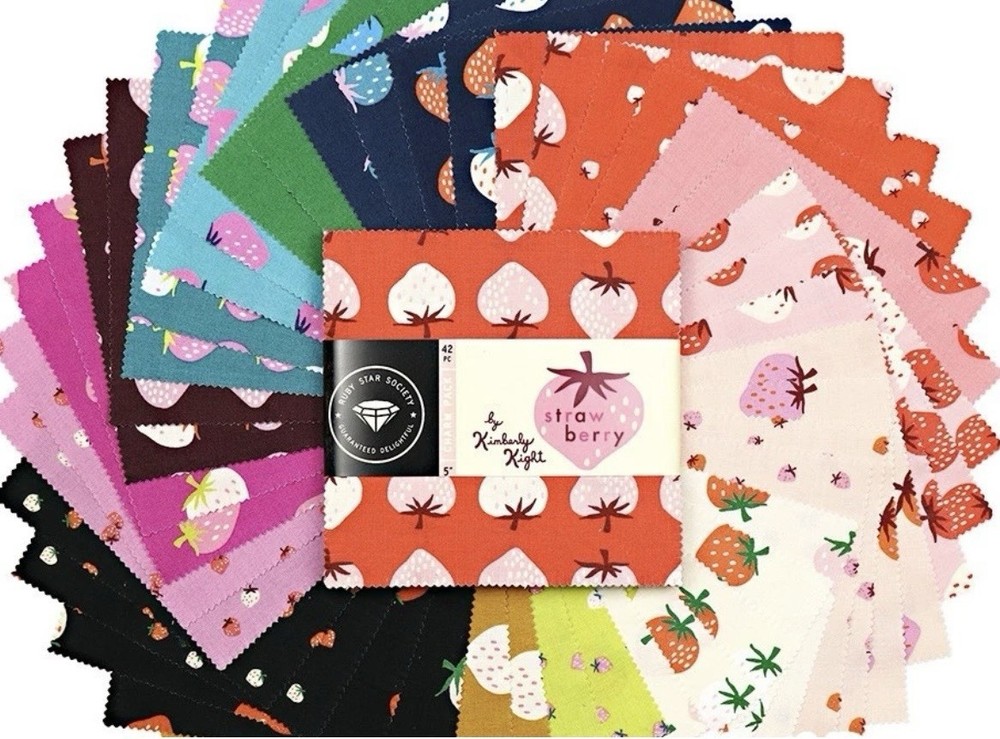 Strawberry Charm Pack by Kimberly Kight for Ruby Star Society
