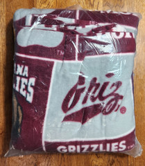 University of Montana Grizzlies Fleece Fabric – 2 Yard Cut – NEW
