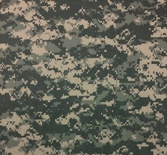 ACU DIGITAL NY/CO TWILL CAMO FABRIC MILITARY APPAREL FLAME RESISTANT FABRIC 66″W