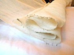 5 yards cotton ivory off white natural soft flowing GAUZE 47″ wide sheer fabric
