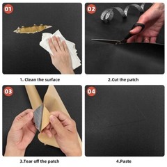 Continuous Marine Vinyl Fabric Faux Leather Auto Upholstery By the Yard 20*54in