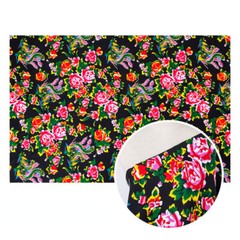 Floral Fabric Peony Pattern Flower Sewing Clothing DIY Crafts By The Metre