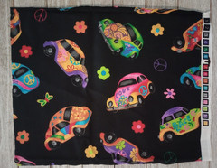 automobile car buggy peace fun fabric length 11 x 9 inch 1pc new