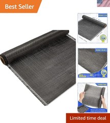 Industrial Grade 6.5ft x 12″ Carbon Fiber Roll – Lightweight, Strong, Flexible