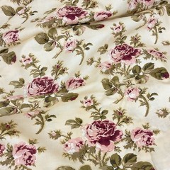 Morning Glory Robyn Pandolph Cottage Rose Cotton Fabric 72” x 43” Moda Yardage