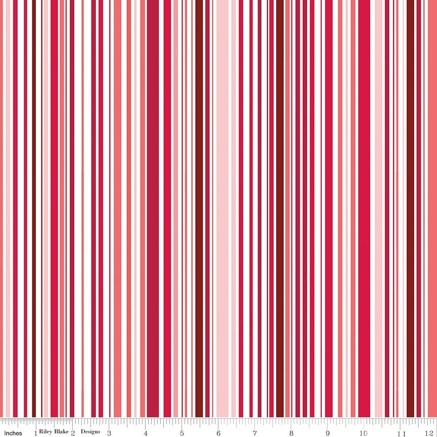 Stripes & Checks Theme Fat Quarters by Riley Blake Fabric $3.99 Ships Any Amount