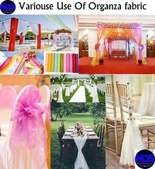 5~20 YARD Organza Fabric Crystal Sheer Sewing Craft DIY Wedding Party Décor 45″W