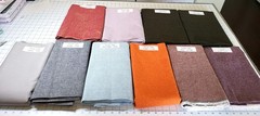 25 Yards ROBERT KAUFMAN “ESSEX YARN DYED” Linen Cotton Blend Fabric Lot