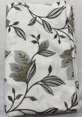 3-Piece Fabric Bundle Including an Apollo Floral Pattern with White Linen